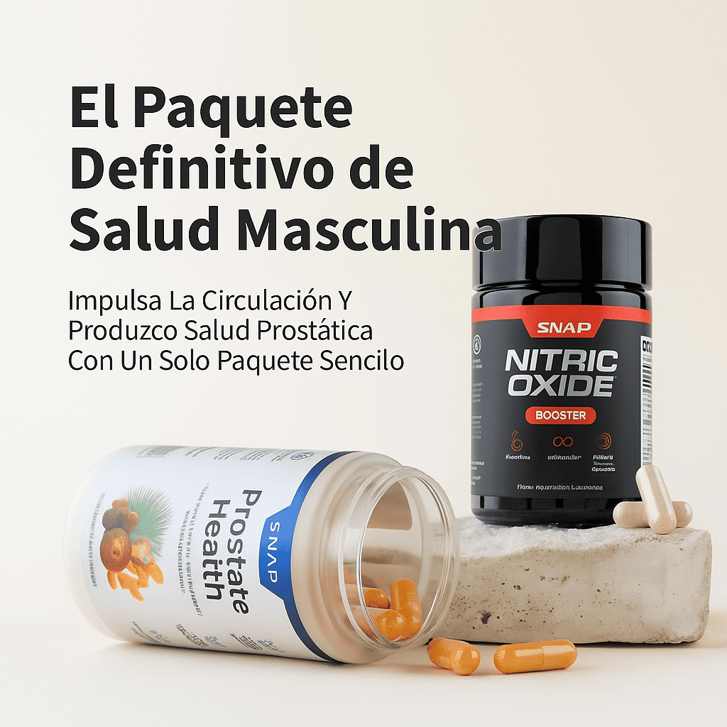 COMBO OXIDO NITRICO + PROSTATE HEALTH/ POTENCIA MASCULINA