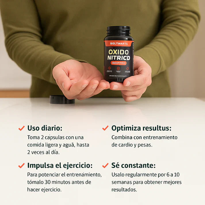 COMBO OXIDO NITRICO + PROSTATE HEALTH/ POTENCIA MASCULINA